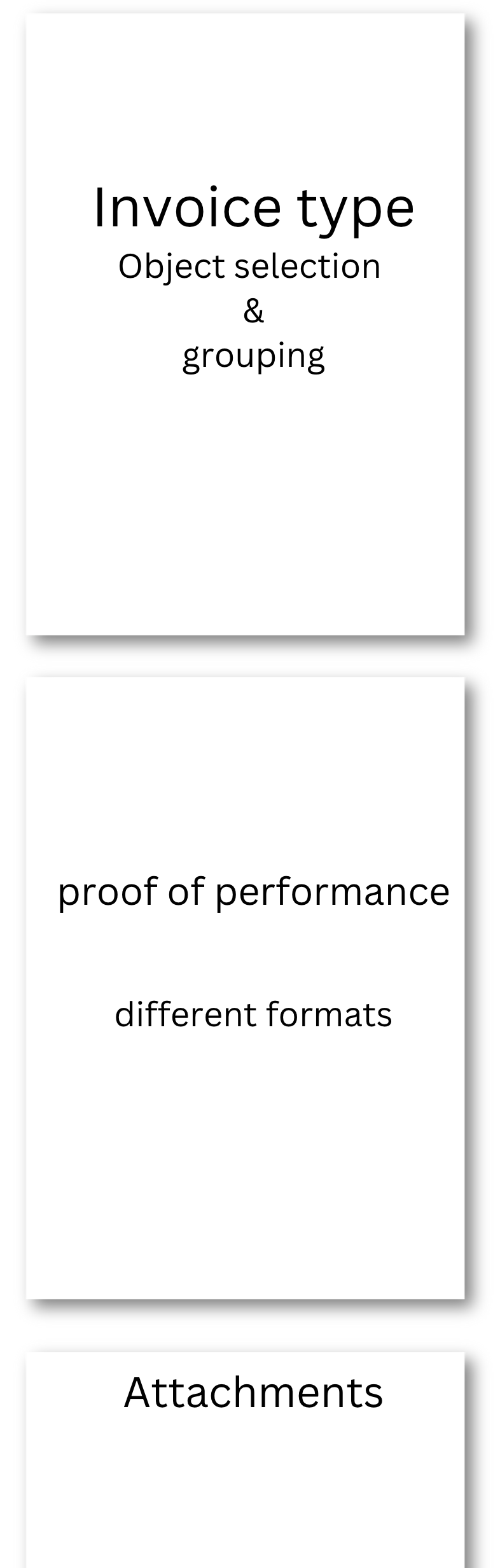 Invoice structure